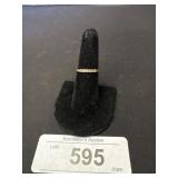 10KT Diamond Gold Band.
