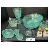 Vintage Richardï¿½s & Hartley Uranium Glassware.
