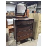 Antique Pine Vanity.