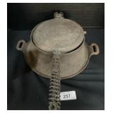 Griswold Cast Iron Waffle Iron.