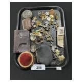 Vintage Glasses, Coin Purses, Costume Jewelry.