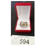 Sterling Silver Gemstone Accent Ring.