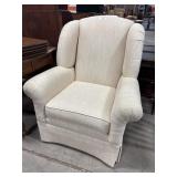 Super Clean, Cozy Winged Arm Chair.