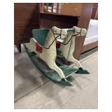 Vtg Childs Rocking Horse.
