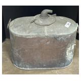 Antique Copper Tub Tank w/ Spout.