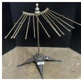 Victorian Cast Iron Warner Co. Garment Rack.