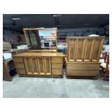 Mid Century Modern Vanity & Armoire.