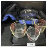 Glass Pyrex Measuring Cups, Anchor Hocking