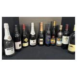 10 Wine Bottles.