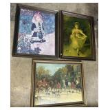 3 Art Prints (Girls & Fox Hunt).