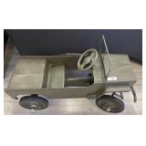 Pressed Steel Jeep Pedal Car.