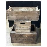 Larkin Soap, Federal Mogul, Miller Adv Crates.