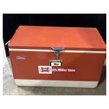 Vintage Red Coleman Cooler.