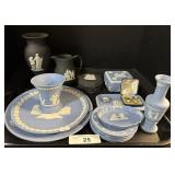 Wedgwood Blue Jasperware.;