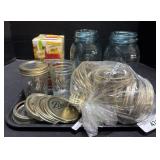 Mason Jars W/Extra Lids.
