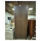 Vtg Steel Cabinet.