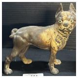 Vintage Cast Iron Boston Terrier Door Stop.