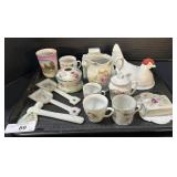 Lithophane Tea Cup, Tea Cups, Wall Pocket.