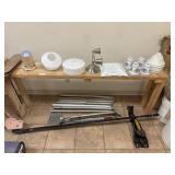 Carpet Stretcher, Tools, Light Fixtures.*