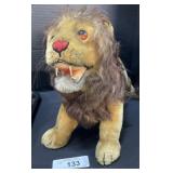 Mohair Like Vintage Lion Figure.