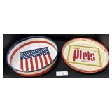 Beer Advertising Serving Trays.