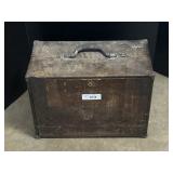 Antique Machinist Toolbox w/ Tools.