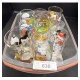 Tub Of Character Glasses.