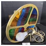 Vintage Rotating Color Wheel.