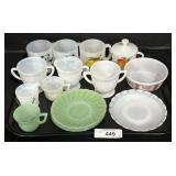 Milk & Jadite Glassware.
