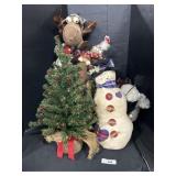 Various Christmas Tree, Reindeer & Santa.