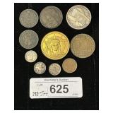 Foreign Currency, US Penny, Commemorative Coin.