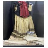 5 Edwardian Style Corsettes, Gypsy Dress.