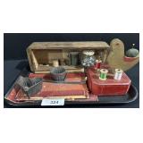 Wagner Patty Molds, Sewing Organizer.