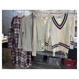 Vintage S/M Sweaters & Bath Robe.