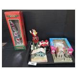 Vintage Christmas Putz Houses, Tree Toppers.