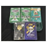 5 Boxes 1990ï¿½s Sealed Baseball Cards.