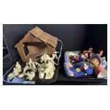 Nativity Scene Lamp, Christmas Decor.