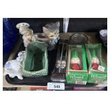 Decorative Candles, Religious Planters, McCoy