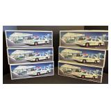 6 Collectible Hess Trucks.