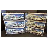6 Collectible Hess Trucks.