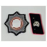 WWII German Patch & Panzer Collar Tab.