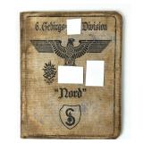 WWII German SS ID Booklet.