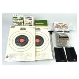 12 GA Shells, .30-30 Ammo, Targets.