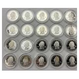 20 2007 Utah State Quarters.
