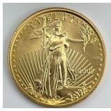 2007 $5 1/10oz Fine Gold American Eagle.