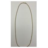 14KT Gold Rope Necklace Chain.