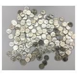 200 90% Silver Roosevelt Dimes.