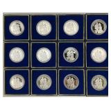 12 1 Troy Oz. Hershey Commemorative Rounds.