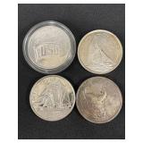 3 1 Troy Oz Fine Silver Rounds, 1 Silver Round. 3 1 Troy Oz Fine Silver Rounds, 1 Silver Round.