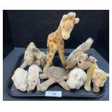 Steiff Mohair Plush Stuffed Animals. Steiff Mohair Plush Stuffed Animals.